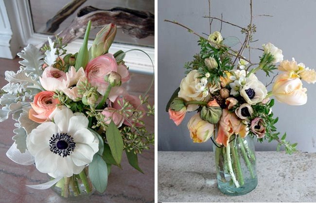 anemone bouquet for wedding