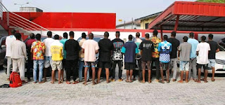 Some suspected cybercriminals arrested by EFCC