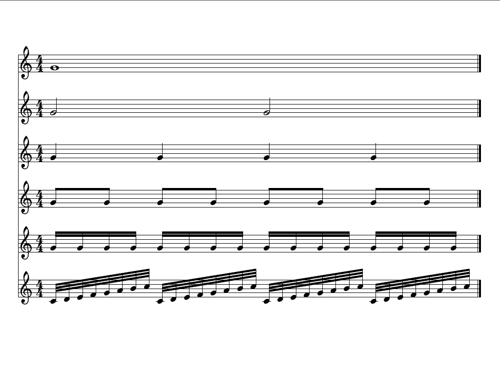 音符 楽譜の読み方勉強４ 音の長さとリズム ピアノはじめてみました