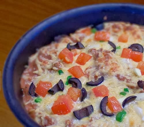 Easy Bean and Cheese Dip