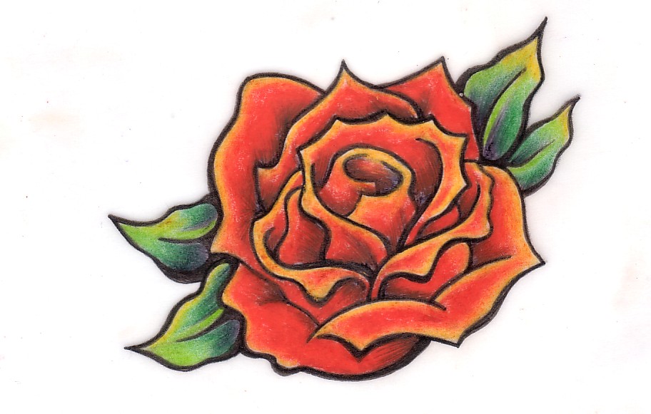 rose and heart tattoos designs. 2011 have a rose tattoo design