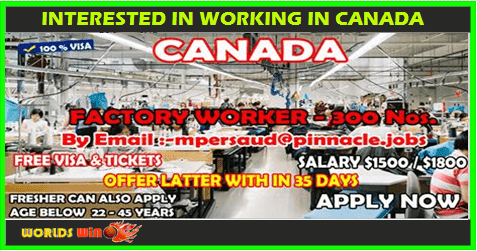 Canada  Factory Worker 