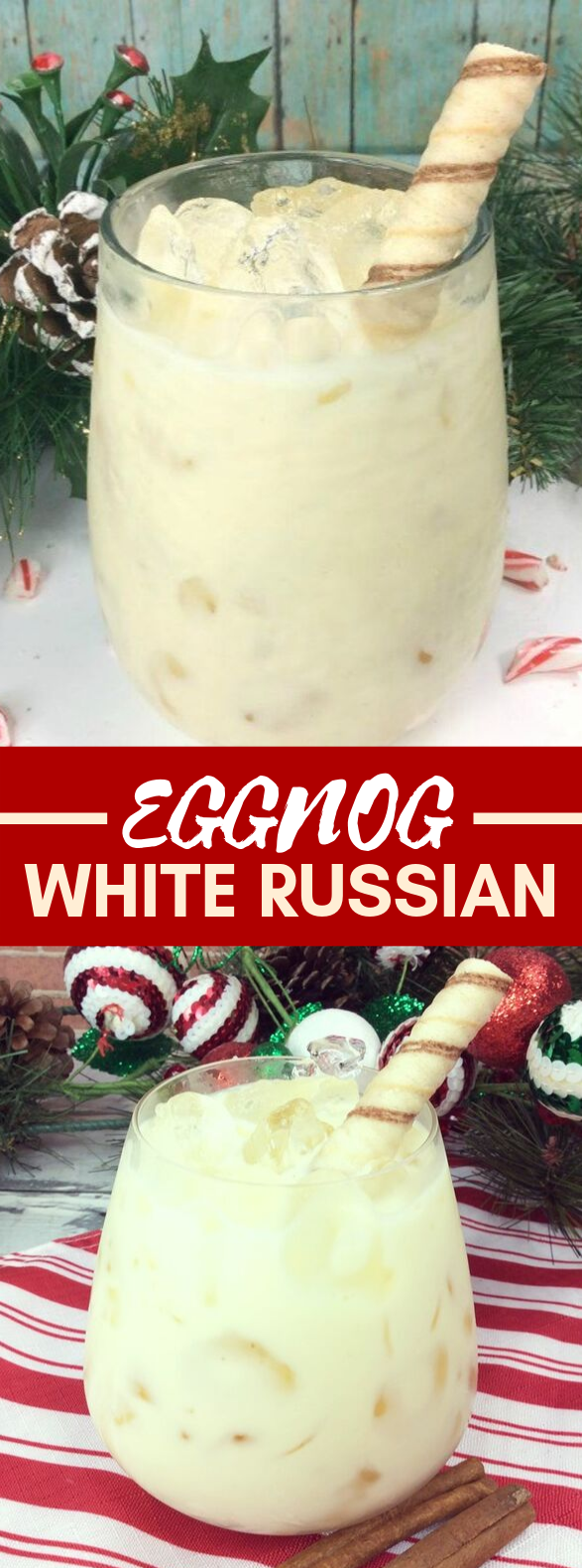 WHITE RUSSIAN EGGNOG #drinks #holidayparty