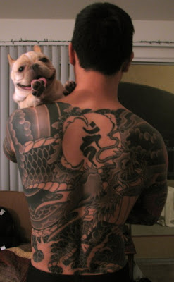 Japanese Dragon  Tattoo Design Full Back