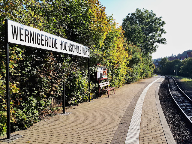 Wernigerode steam train stop