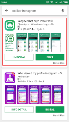 Cara Melihat Stalker Instagram Dengan Aplikasi di Hp Android