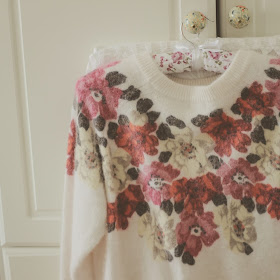 Floral mohair jumper from H&M
