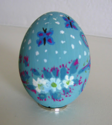 Mini quadri su uova dipinte a mano per Pasqua. tutorial. diy 1