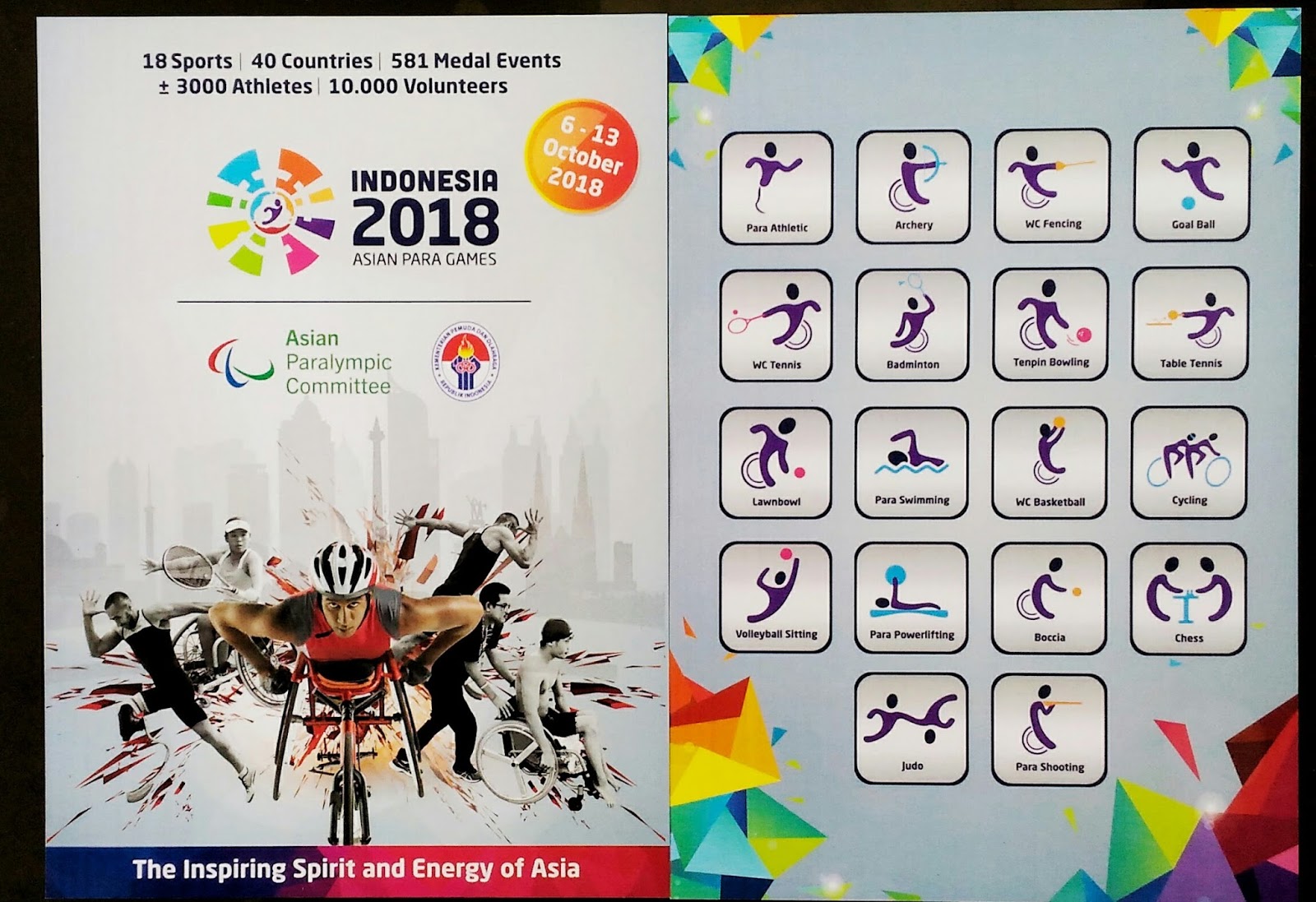 Asian Para Games 2018 Logo Dan Maskot Baru Yang Penuh Makna