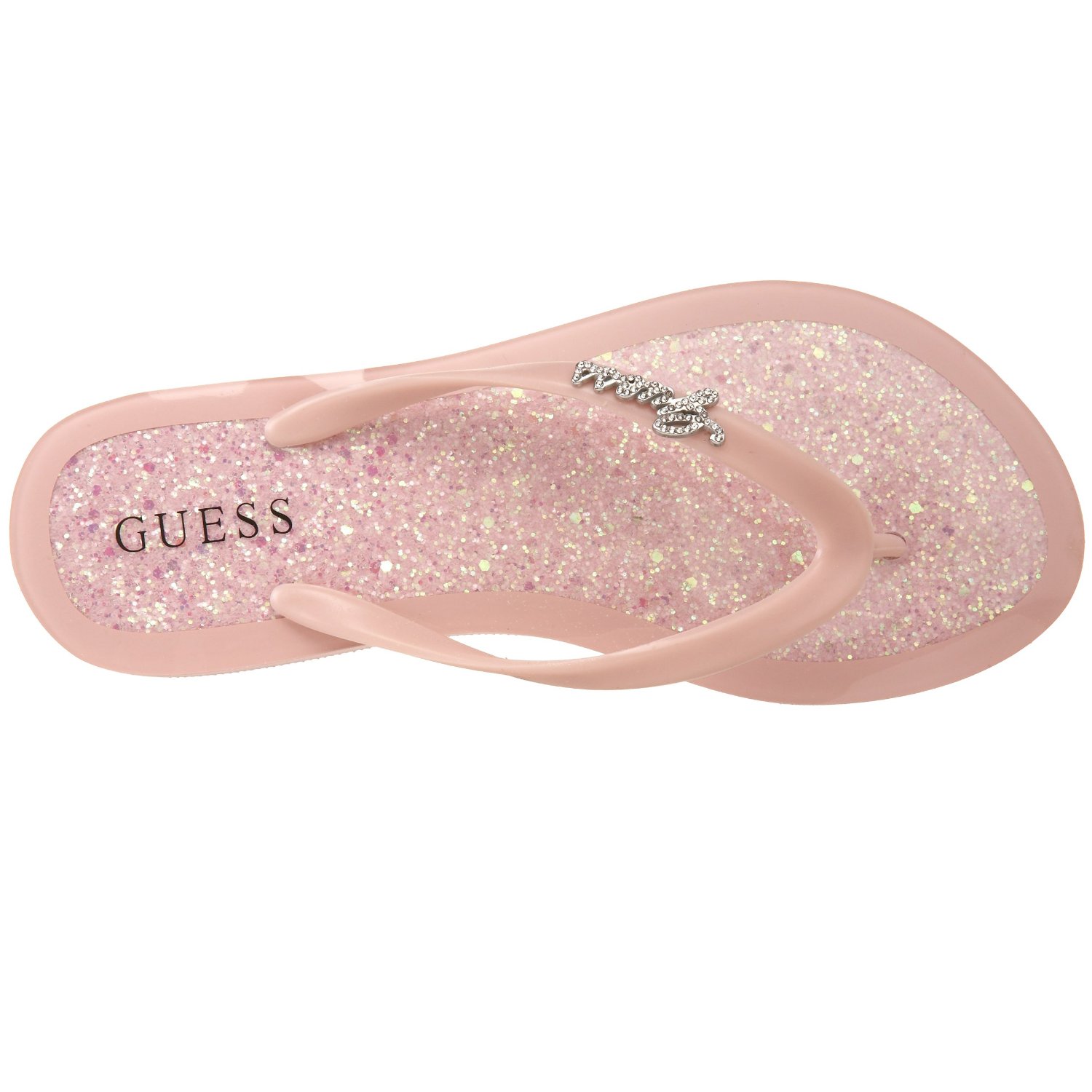 Guess Solomon Wedge Flip Flops