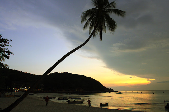 Sunrise at Long-Beach Pulau Perhentian Kecil, Terengganu, Malaysia