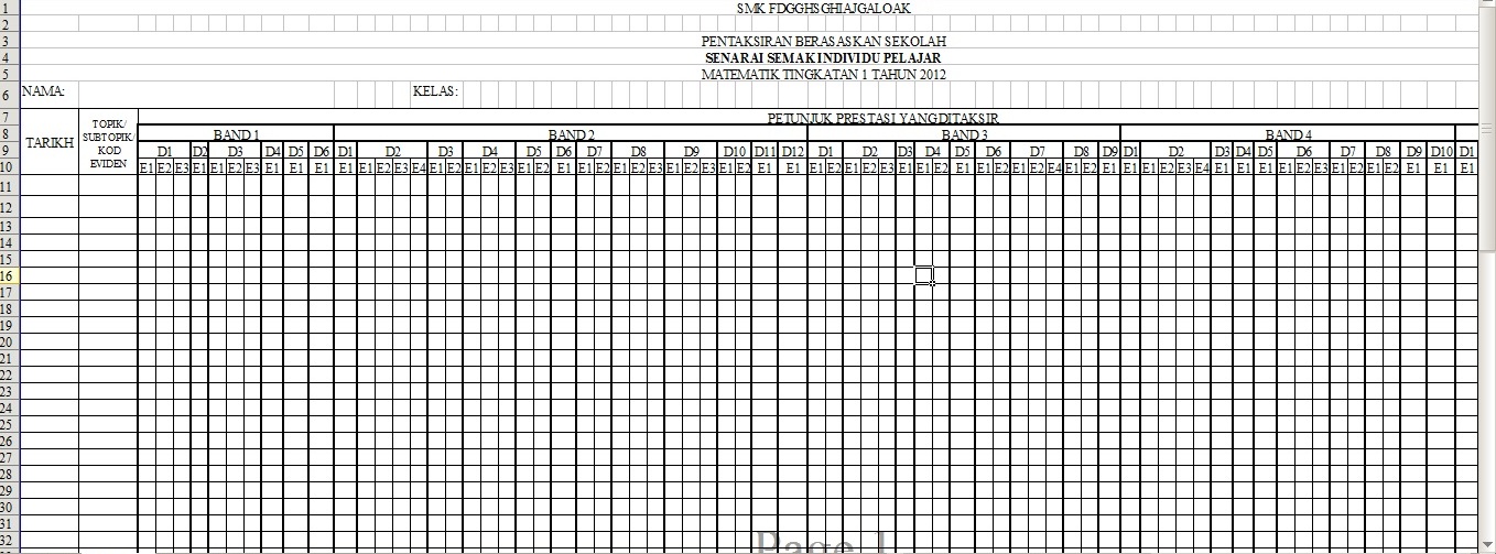 ROSMAH: BAND 6 PBS MATEMATIK TINGKATAN 3