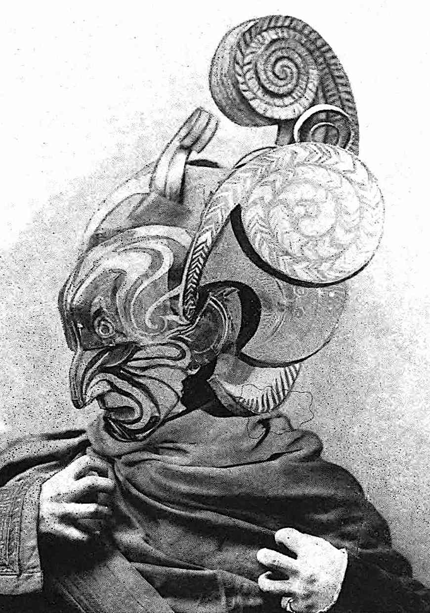 a Wladyslaw Theodor Benda photograph of a mask