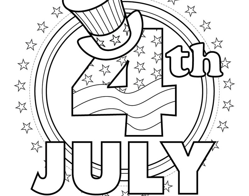 july 4th coloring pages american