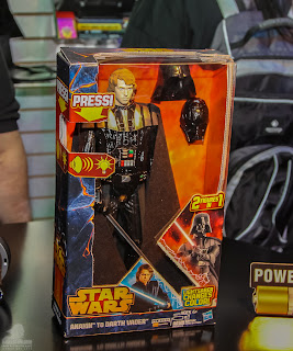 Hasbro Star Wars 2013 Toy Fair Display Pictures - Anakin to Darth Vader figure