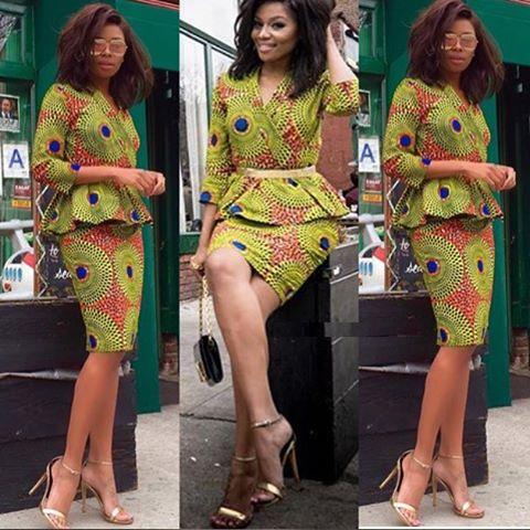 Beautiful Ankara Short Skirt And Blouse Styles