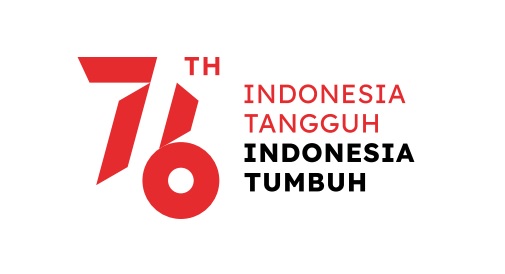 Logo peringatan hari kemerdekaan Indonesia ke-76 Tahun 2021