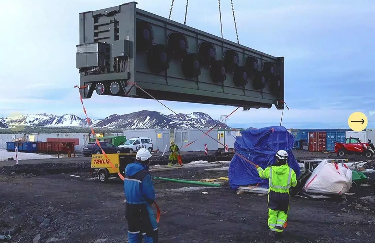 Usina para capturar CO2 da Islândia é a maior do mundo