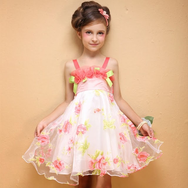 Chiffon Beautiful Dress For Child