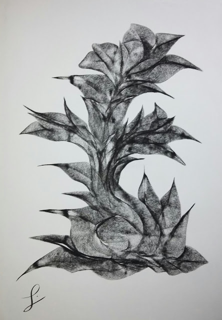 black and white artworks of flowers to decorate