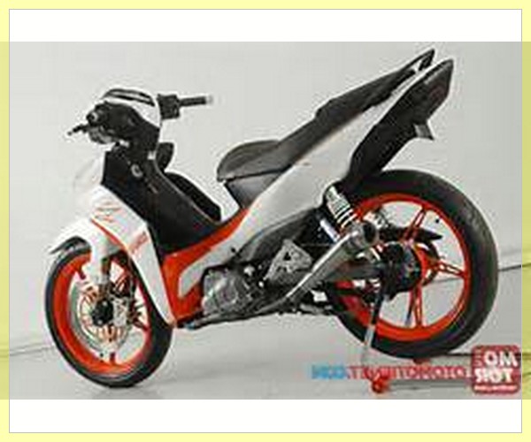 25 Foto modif jupiter z1 minimalis warna hitam merah biru 