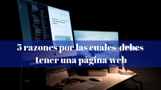 razones para tener un sitio web