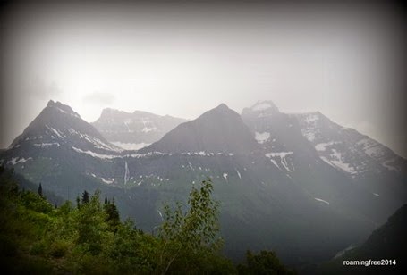 We can barely see the peaks!