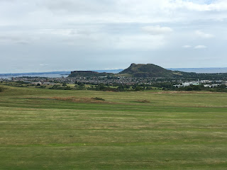 Holyrood Park as seen from Braid Hills.