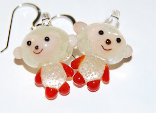 Monkey Earrings