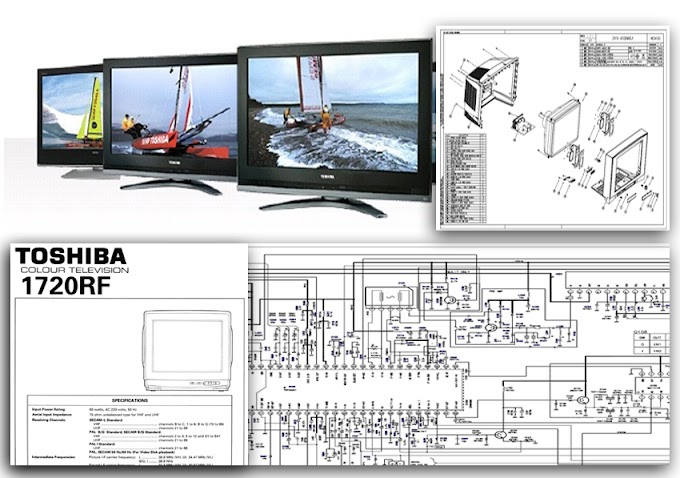  SKEMA  TV  TOSHIBA  Circuit Diagram dan Service Manual