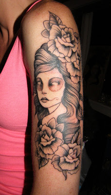 tattoos for girls on forearm on girl arm tattoo with roses click here to see more tattoos gypsy girls ...