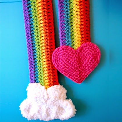 Rainbow Scarf Pattern