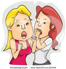 226408-Royalty-Free-RF-Clipart-Illustration-Of-A-Woman-Shocked-Over-Gossip