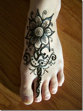 Henna Foot Designs