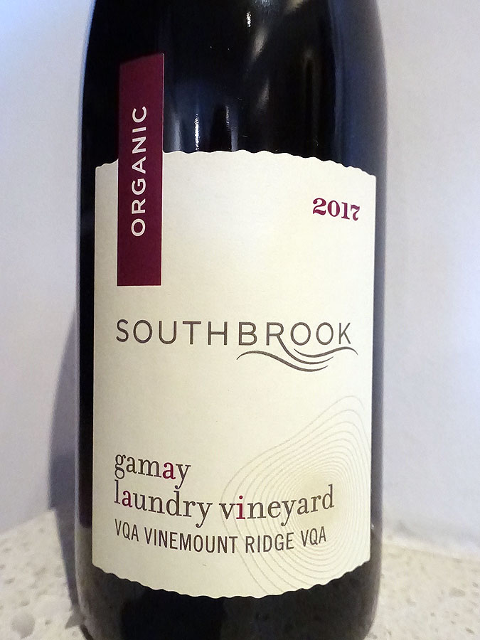 Southbrook Laundry Vineyard Gamay Noir 2017 (90 pts)