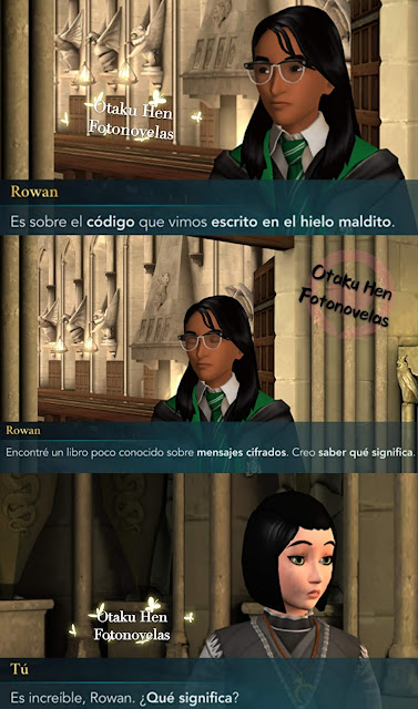 Hogwarts Mystery fotonovela Rowan