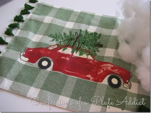 CONFESSIONS OF A PLATE ADDICT Pillow from a Placemat supplies