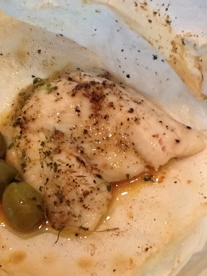 Kitty's Kozy Kitchen: Herbed Fish in Parchment on the Grill