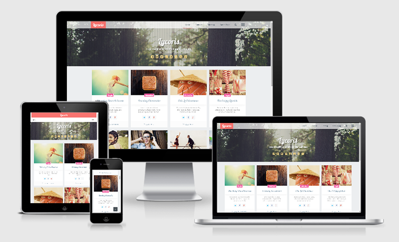 Lycoris Responsive Blogger Template