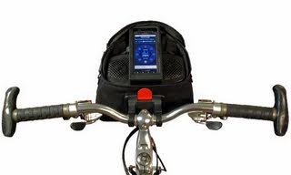 Audible Rush Jam-Pac Premium PLUS - World's Best Sound Bicycle Speaker System - AND Handlebar Bag - for iPhone , iPod , Android Smartphone and MP3 - WITH USB SMARTPHONE RECHARGE AS YOU RIDE - BLACK