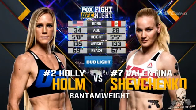 Holly Holm vs Valentina Shevchenko Full Fight