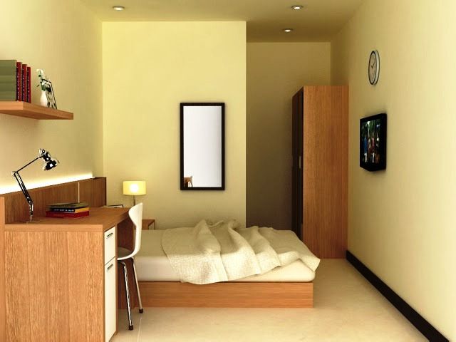 35 desain  cara menata kamar  tidur kost  sederhana ukuran 