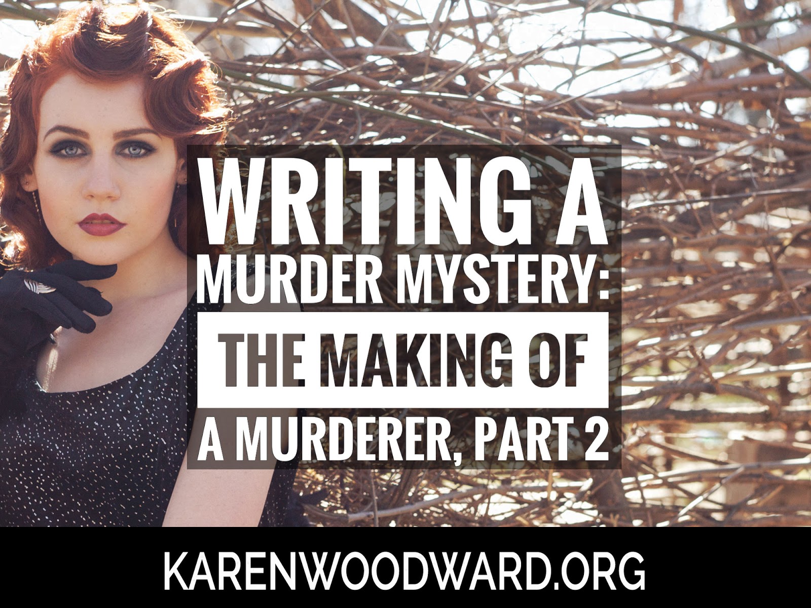 Karen Woodward Writing A Murder Mystery The Making Of A Murderer Part 2 Of 2