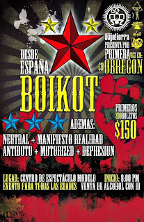 Boikot en Cd Obregon 2012