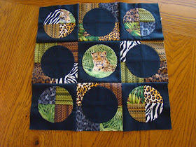 Windham Jungle Minis mini quilt