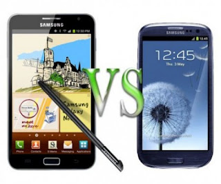 adu galaxy s 3 vs galaxy note menang mana, bagusan galaxy note atau galaxy s iii ya?, adu handphone android samsung layar lebar