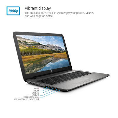 HP 15-ay011nr 15.6inch Full-HD Laptop with Windows 10