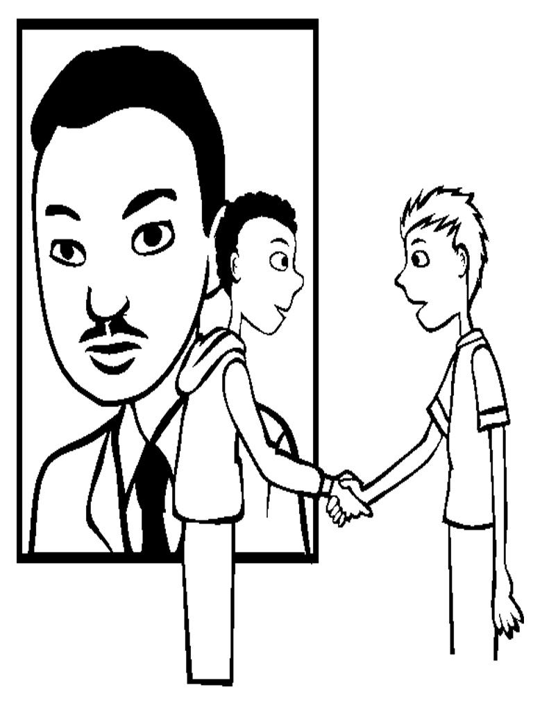 Martin Luther King Coloring Pages