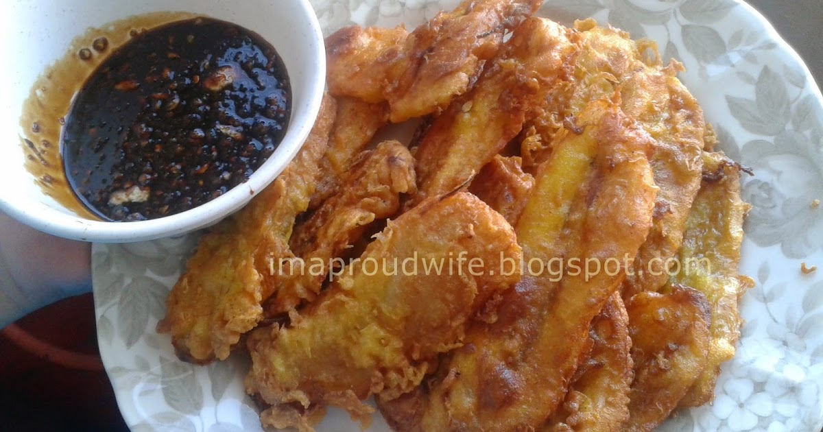 Ezan Idma: resepi pisang goreng rangup dan sambal kicap