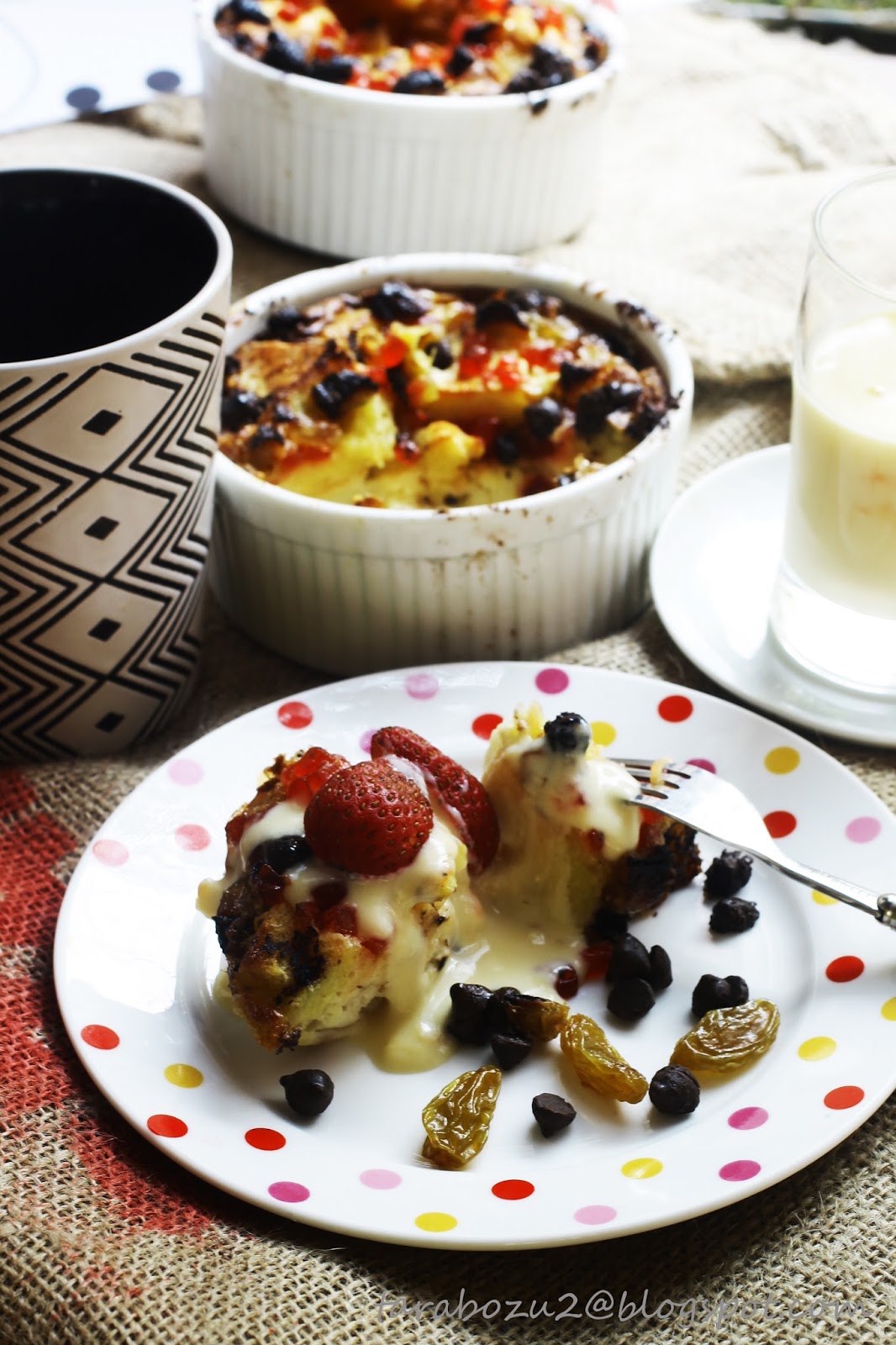 PUDING ROTI MUDAH  AIR TANGAN ZUHAIDA